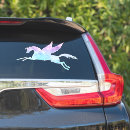 Suche nach regenbogen einhorn autoaufkleber Pferd