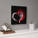 Suche nach rotes herz wanduhren Paar