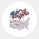 Suche nach usa map aufkleber Amerika