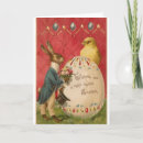 Suche nach vintager osterhase karten Küken