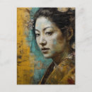 Suche nach japanische geisha postkarten Dame