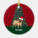 Suche nach niedlicher mops ornamente Weihnachten