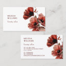 Suche nach mohnblume visitenkarten Elegant