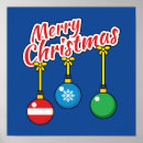 Suche nach weihnachtsbälle poster Rot