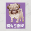 Suche nach mops party postkarten Glücklicher geburtstag