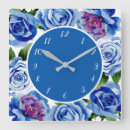 Suche nach blaue rose wanduhren Dekorativ