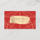 Suche nach rote linien visitenkarten Geometrisch