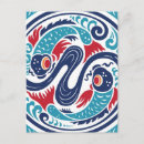 Suche nach blaue fische postkarten Aquatisch