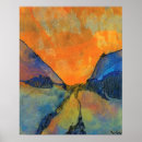 Suche nach gebirgslandschaft poster Aquarell
