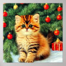 Suche nach weihnachtskatzen poster Weihnachtsbaum