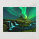 Suche nach wasserfall postkarten Aurora borealis
