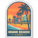 Suche nach miami beach florida aufkleber Tropisch