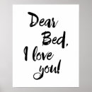 Suche nach bett poster Druck
