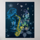 Suche nach coole musik poster Blau