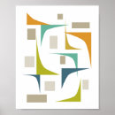 Suche nach geometrische drucke poster Mid century modern