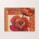 Suche nach orange hintergrund puzzle Blume