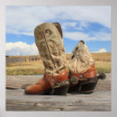 Suche nach cowboy boots poster Foto