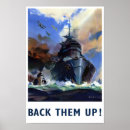 Suche nach kriegsschiff poster Britisch