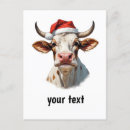 Suche nach weihnachtskuh postkarten Santa