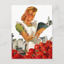 Suche nach retro kuchen postkarten Dame