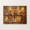 Suche nach bücherregal puzzle Katze
