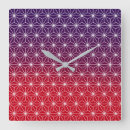 Suche nach samurai poster wanduhren Rot