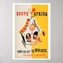 Suche nach südafrika reise poster Klassische reiseillustration