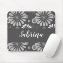 Suche nach weiß und grau mousepads Blume
