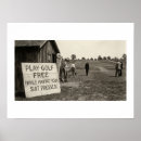 Suche nach golf spielen poster Vintage