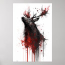 Suche nach schwarzer hirsch poster Jagd
