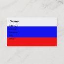 Suche nach russland visitenkarten Flagge