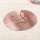 Suche nach rose gold untersetzer Monogramm
