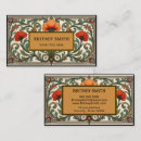 Suche nach art nouveau visitenkarten Vintage