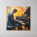 Suche nach tastatur leinwandbilder Pianist