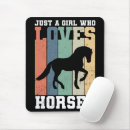 Suche nach vintages mädchen mousepads Pferde