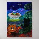 Suche nach ufo poster Lustige katze