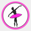 Suche nach pink dancer aufkleber Ballerina