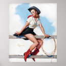Suche nach vintage cowgirl poster Retro
