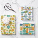 Suche nach retro moderne mitte des jahrhunderts geschenkpapier Orange