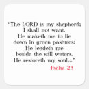Suche nach psalm 23 aufkleber Christlich