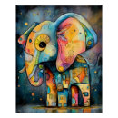 Suche nach bunter elefant poster Für alle