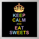 Suche nach süßigkeit poster Bunt