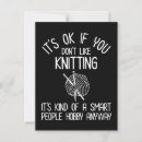Suche nach lustiges stricken postkarten Hobby