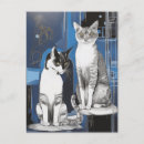 Suche nach abstrakte katze postkarten Katzenliebhaber