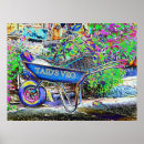 Suche nach schubkarre poster Blume