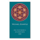 Suche nach harmonie visitenkarten Blume des lebens