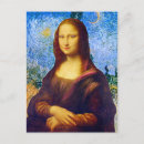 Suche nach mona lisa lächeln postkarten La gioconda