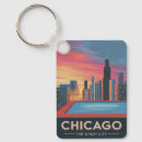 Suche nach chicago schlüsselanhänger Wolkenkratzer