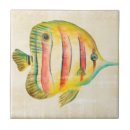 Suche nach fische im wasser fliesen Aquarell