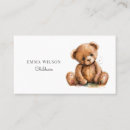 Suche nach teddy visitenkarten Niedlich